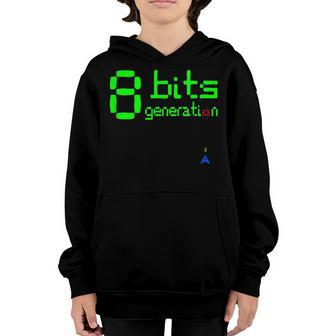 8 Bits Generation Videogame Boy By Dighentis Youth Hoodie - Thegiftio UK