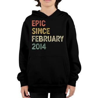 9 Years Old Boys Girls Epic Since February 2014  Youth Hoodie