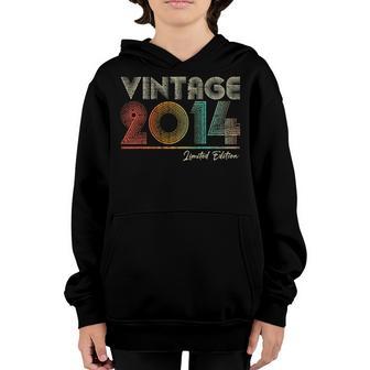 9 Years Old Vintage 2014 9Th Birthday Gifts Funny Boys Girls Youth Hoodie - Thegiftio UK