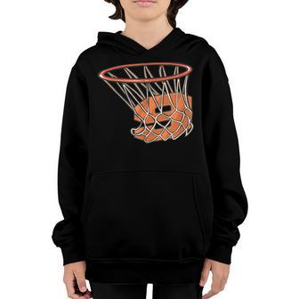 9Th Birthday Basketball 9 Year Old Kid For Birthday Party Youth Hoodie - Thegiftio UK