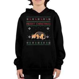Aardvark Lover Women Girls Boys Ugly Christmas Sweater V2 Youth Hoodie - Thegiftio UK