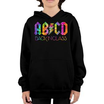 Abcd Back In Class Tie Dye Back To School Youth Hoodie - Thegiftio UK