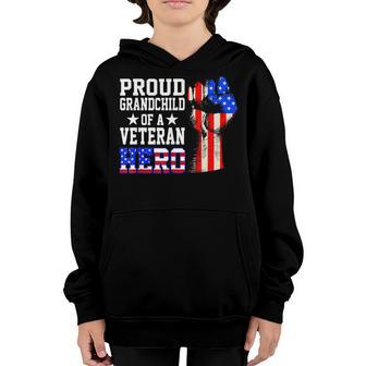 American Hero Patriotic Day Veterans Day For Kids Youth Hoodie - Thegiftio UK