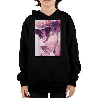 Anime Girl Kawaii Waifu Aesthetic Japanese Otaku Youth Hoodie - Thegiftio UK