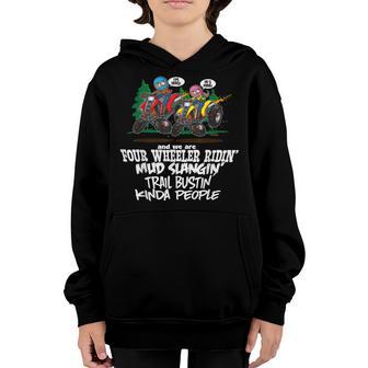 Atv Clothing Girls Guys Four Wheeler Quad Couples Youth Hoodie - Thegiftio UK