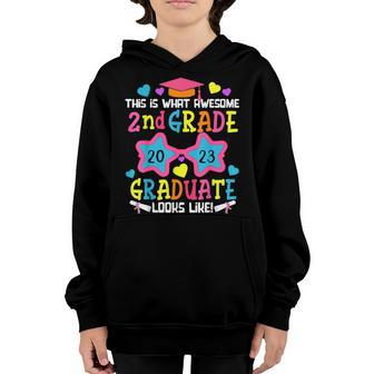 Awesome 2Nd Grade Graduate Looks Like 2023 Graduation Girls Youth Hoodie | Mazezy