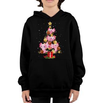 Axolotl Christmas Tree Pajama Xmas Salamander For Kids Boys Youth Hoodie - Thegiftio UK