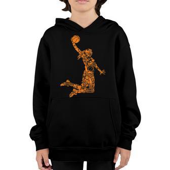 Basketball Girl Women Kids V2 Youth Hoodie - Thegiftio UK