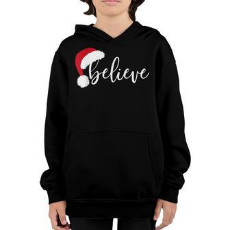 Believe Christmas Santa Costume Gifts For Men Women Kids Youth Hoodie - Thegiftio UK