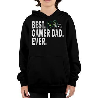 Best Gamer Dad Ever Funny T Father Gift Youth Hoodie | Mazezy