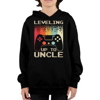 Best New Uncle For Men Boys Soon To Be Uncle Nephew Gamer  Youth Hoodie