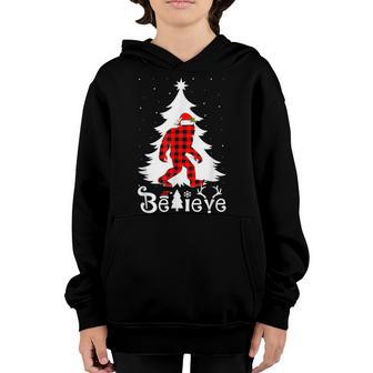 Bigfoot Christmas Gifts For Men Boys Girls Funny Christmas V4 Youth Hoodie - Thegiftio UK