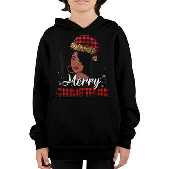 Black Girls African Christmas Crew For Womens Melanin Youth Hoodie - Thegiftio UK