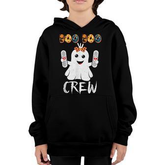 Boo Boo Crew Nurse Funny Halloween Costume Women Girl Kid Youth Hoodie - Thegiftio UK