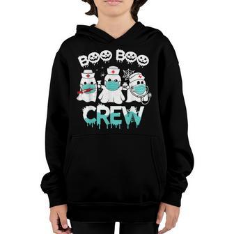 Boo Boo Crew Nurse Halloween Ghost Costume Men Women Kids Youth Hoodie - Thegiftio UK