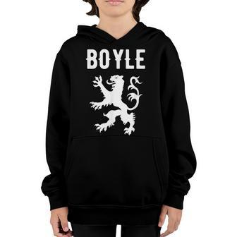 Boyle Clan Scottish Family Name Scotland Heraldry Youth Hoodie - Seseable