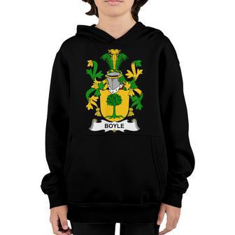Boyle Coat Of Arms - Family Crest Youth Hoodie - Thegiftio UK