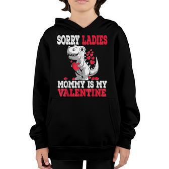 Boys Valentines Day Kids Sorry Mommy Is My Valentine Youth Hoodie - Thegiftio UK