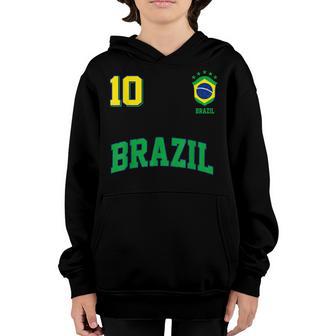 Brazil Soccer Jersey Brazilian Football Kids Boy Toddler Men Youth Hoodie - Thegiftio UK