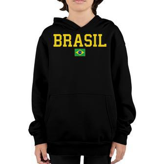 Brazil T Women Men Kids Brasil Gift Brazilian Flag Youth Hoodie - Thegiftio UK