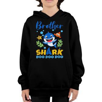 Brother Shark Halloween Christmas Boys Men Family V9 Youth Hoodie - Thegiftio UK