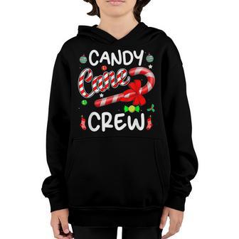 Candy Cane Crew Funny Christmas Candy Lover Xmas Women Girls Youth Hoodie - Thegiftio UK