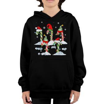 Candy Cane Crew Santa Christmas 2022 Kids Boys Girls Youth Hoodie - Thegiftio UK