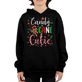 Candy Cane Cutie Christmas For Girls Toddler Kids Youth Hoodie - Thegiftio UK