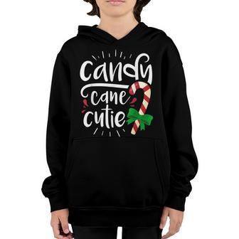 Candy Cane Cutie Christmas Stocking Stuffer Gift For Girls Youth Hoodie - Thegiftio UK