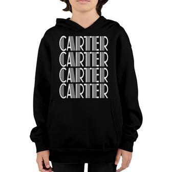 Carter Name Gift For Boy Named Carter Youth Hoodie - Thegiftio UK