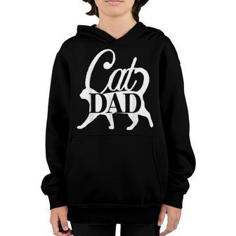 Cat Dad Father Men Kitty Love Papa Christmas Girl Meow Adult Youth Hoodie - Thegiftio UK