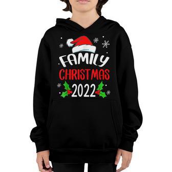 Christmas 2022 Matching Family Santa Hat For Kids Men Women V2 Youth Hoodie - Thegiftio UK