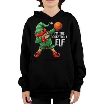 Christmas Im The Basketball Elf Family Matching Boys Kids Youth Hoodie - Thegiftio UK