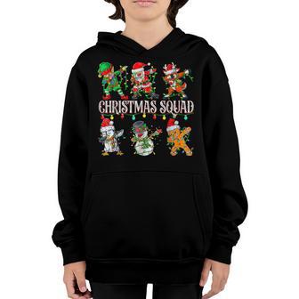 Christmas Kids Boys Men Dabbing Santa Elf Deer Friends Xmas V16 Youth Hoodie - Thegiftio UK