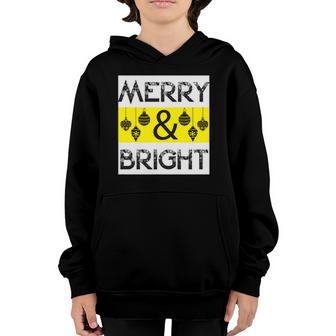 Christmas Merry & Bright Youth Hoodie - Thegiftio UK