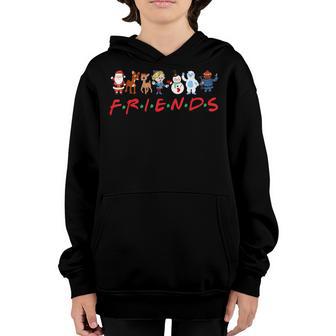 Christmas Movie Character Costume Kids Friends Christmas Youth Hoodie - Thegiftio UK