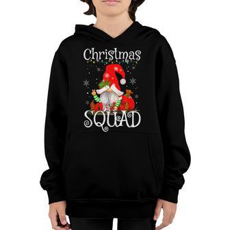 Christmas Squad Family Matching Gnomes Pjs Xmas Boys Kids V8 Youth Hoodie - Thegiftio UK