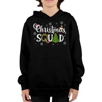 Christmas Squad Funny Family Matching Pajama Boys Girls Kids Youth Hoodie - Thegiftio UK