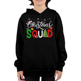 Christmas Squad Funny Family Matching Pajamas Boys Girls V2 Youth Hoodie - Thegiftio UK