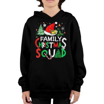 Christmas Squad Funny Family Matching Pajamas Boys Girls V7 Youth Hoodie - Thegiftio UK