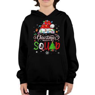 Christmas Squad Funny Family Matching Pajamas Boys Girls V8 Youth Hoodie - Thegiftio UK