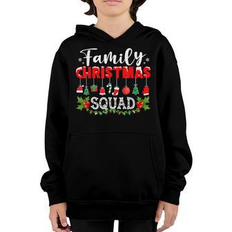 Christmas Squad Funny Family Matching Pajamas Boys Girls Youth Hoodie - Thegiftio UK