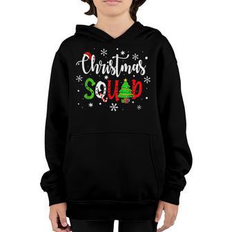 Christmas Squad Funny Family Xmas Tree Pajama Boys Girls Youth Hoodie - Thegiftio UK