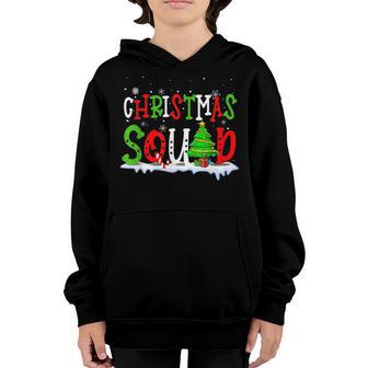 Christmas Squad Funny Xmas Tree Family Matching Pajamas Boys V10 Youth Hoodie - Thegiftio UK