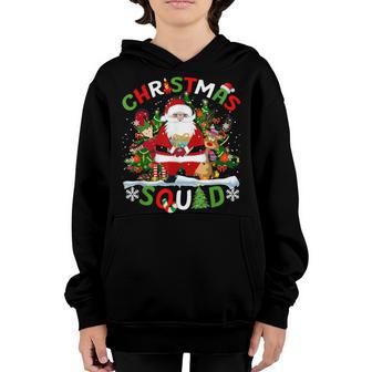 Christmas Squad Funny Xmas Tree Family Matching Pajamas Boys V3 Youth Hoodie - Thegiftio UK