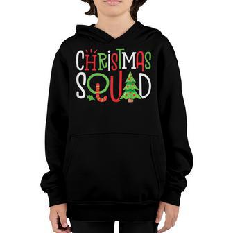 Christmas Squad Funny Xmas Tree Family Matching Pajamas Boys V6 Youth Hoodie - Thegiftio UK