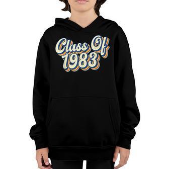 Class Of 1983 High School Reunion Vintage Youth Hoodie - Thegiftio UK
