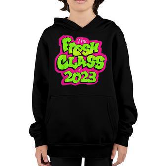 Class Of 2023 Senior Fresh 90S Retro Tv Style Graduation Youth Hoodie - Thegiftio UK