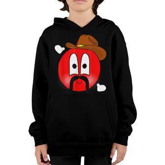 Colour Happy Red Face Hands Cowboy Day Boy Kids Adults 2023 Youth Hoodie | Mazezy