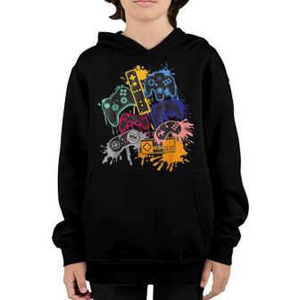 Control All The Things Video Game Controller V9 Youth Hoodie - Seseable